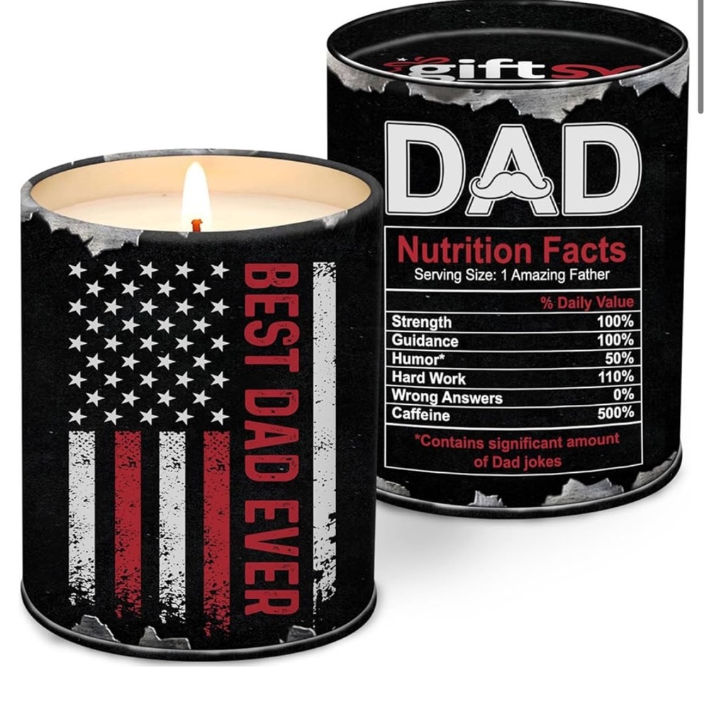 Best Dad Ever Gift Candle